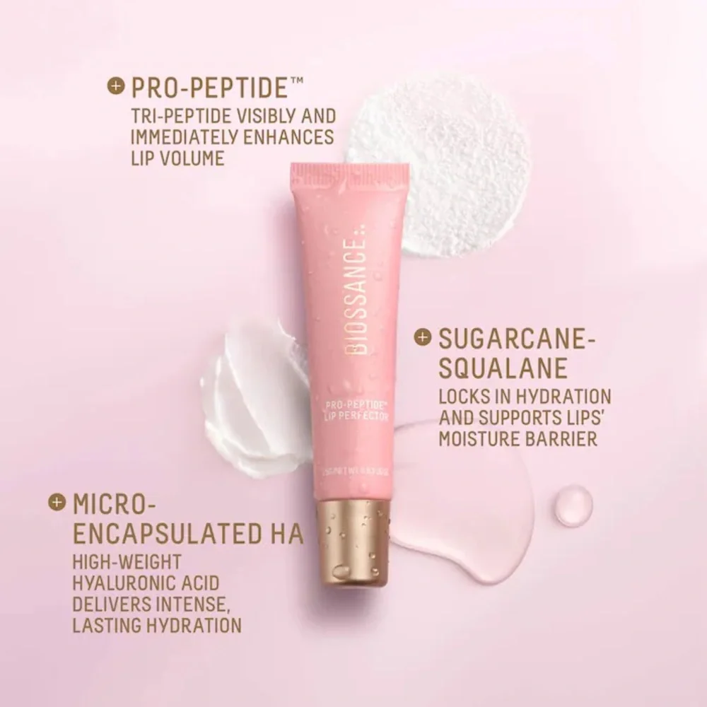 Biossance Pro-Peptide™ Hydrating Lip Perfector Balm with Hyaluronic Acid